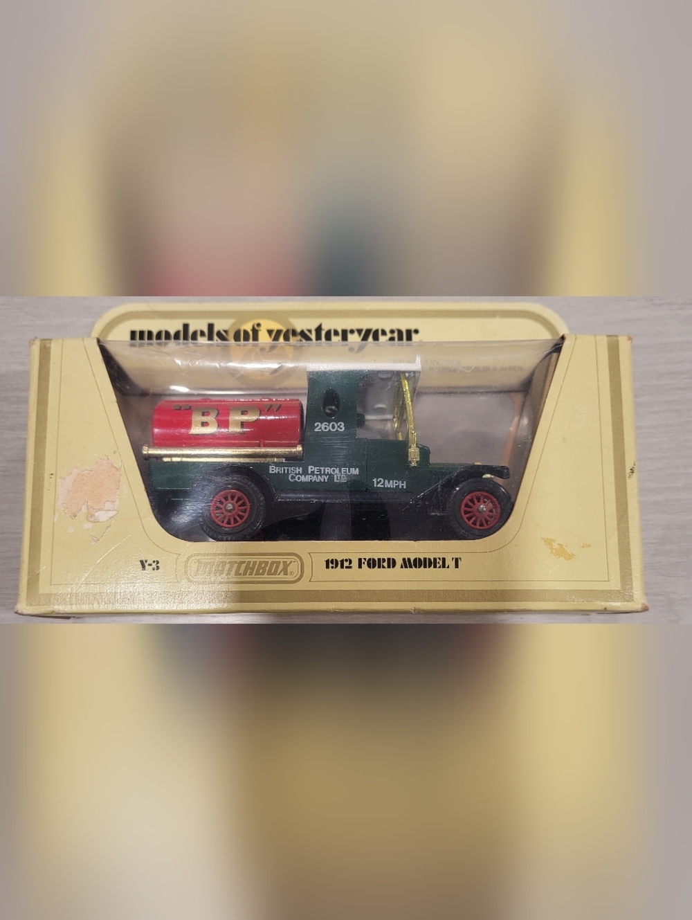 Matchbox Models Of Yesteryear BP 1912 Model T Tanker Truck